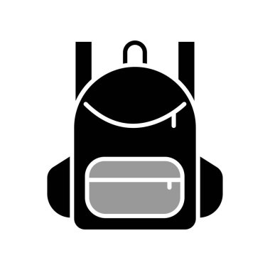 Illustration Vector graphic of Backpack icon template design 