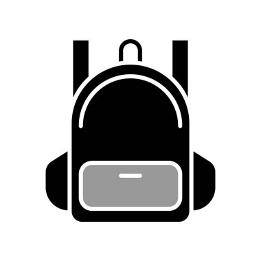 Illustration Vector graphic of Backpack icon template design 