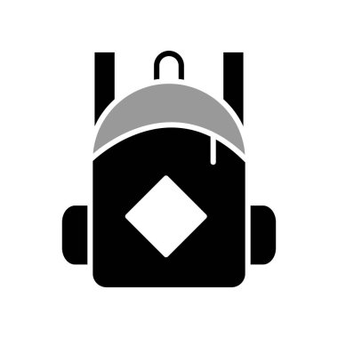 Illustration Vector graphic of Backpack icon template design 