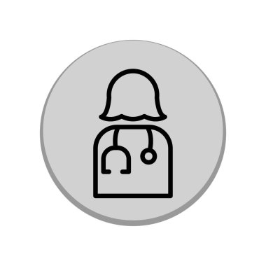 Illustration Vector graphic of Doctor icon template design
