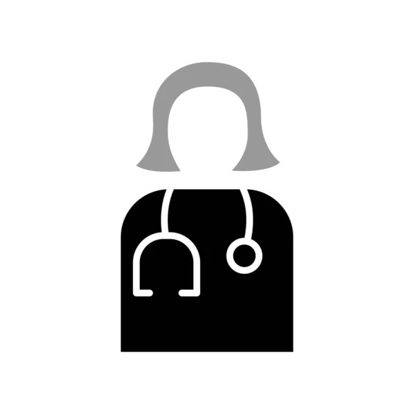 Illustration Vector Graphic Doctor Icon Template Design — 图库矢量图片