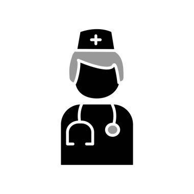 Illustration Vector graphic of Nurse icon template design