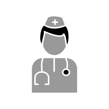Illustration Vector graphic of Nurse icon template design