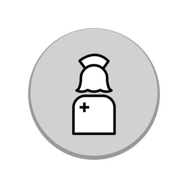 Illustration Vector graphic of Nurse icon template design