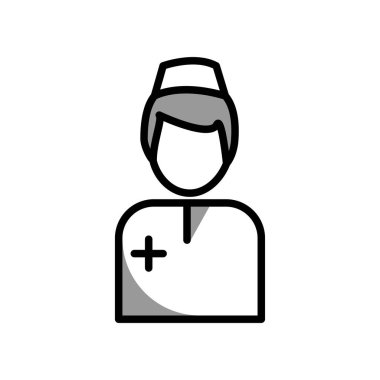 Illustration Vector graphic of Nurse icon template design