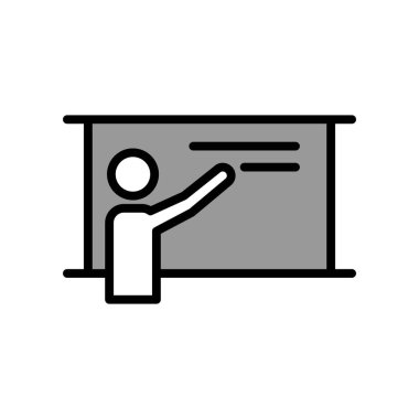 Illustration Vector graphic of Teacher icon template design