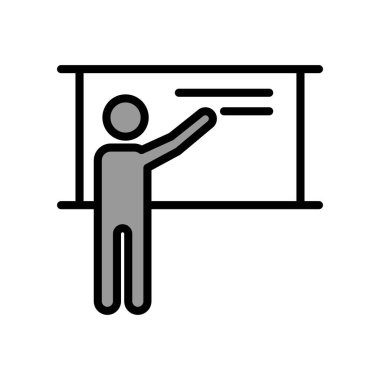 Illustration Vector graphic of Teacher icon template design