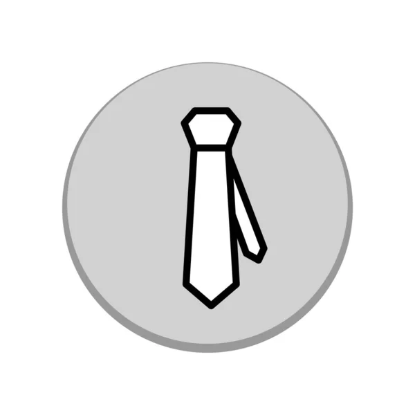 Illustration Vector Graphic Tie Icon Template Design — Vector de stock