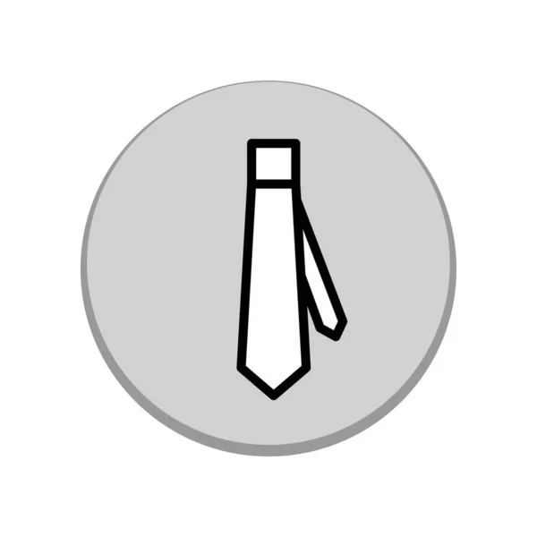 Illustration Vector Graphic Tie Icon Template Design — Stockvector
