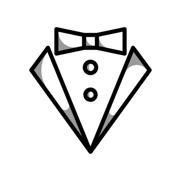 Illustration Vector Graphic Tie Icon Template Design — Stok Vektör