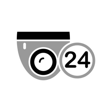 CCTV simge tasarımının İllüstrasyon Vektörü grafiği