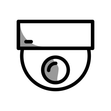 CCTV simge tasarımının İllüstrasyon Vektörü grafiği