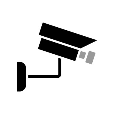 CCTV simge tasarımının İllüstrasyon Vektörü grafiği