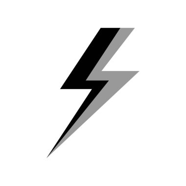 Şimşek simgesi tasarımının Çizim Vektörü grafiği