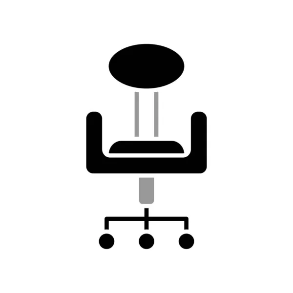 Illustration Vector Graphic Office Chair Icon Design — Stock Vector