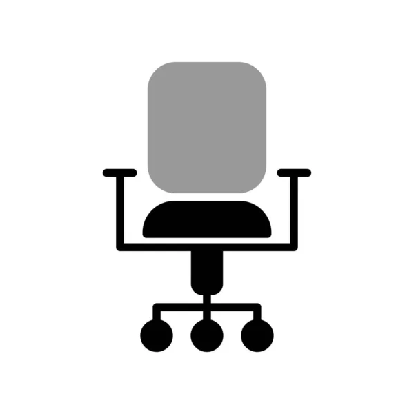 Illustration Vector Graphic Office Chair Icon Design — Stock Vector