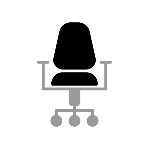 Ilustración Vector Gráfico Diseño Icono Silla Oficina — Vector de stock