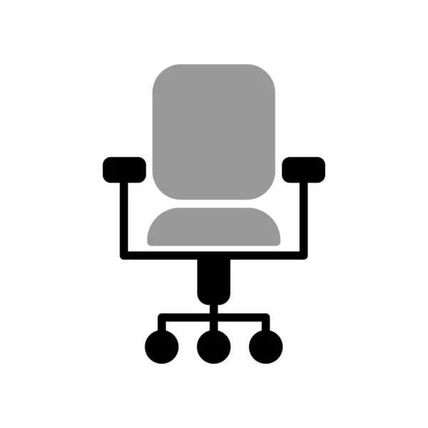 Ilustracja Wektorowa Grafika Ikony Fotela Biurowego — Wektor stockowy