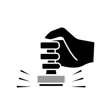 Pul simgesi tasarımının İllüstrasyon Vektörü grafiği