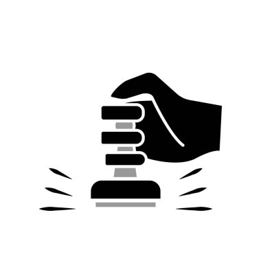 Pul simgesi tasarımının İllüstrasyon Vektörü grafiği