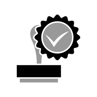 Pul simgesi tasarımının İllüstrasyon Vektörü grafiği