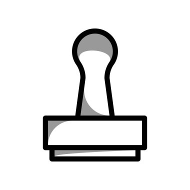 Pul simgesi tasarımının İllüstrasyon Vektörü grafiği