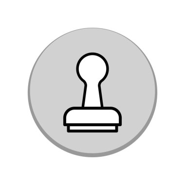 Pul simgesi tasarımının İllüstrasyon Vektörü grafiği