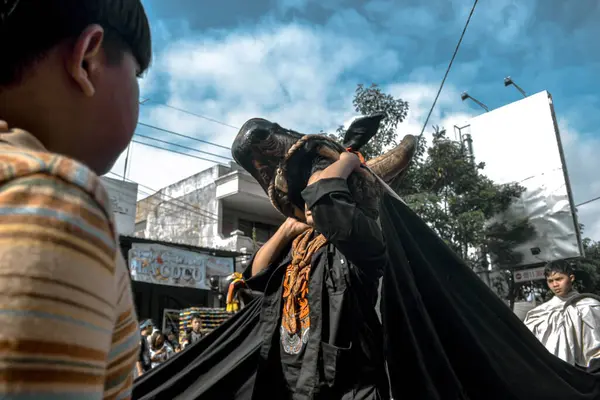 Batu, Indonesia - August 7, 2022: Batu City Local Cultural Arts Festival, Bantengan Nuswantara 2022.