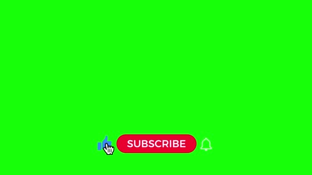 Subscribe Bell Button Subscribe Channel Blog Social Media — Stock videók