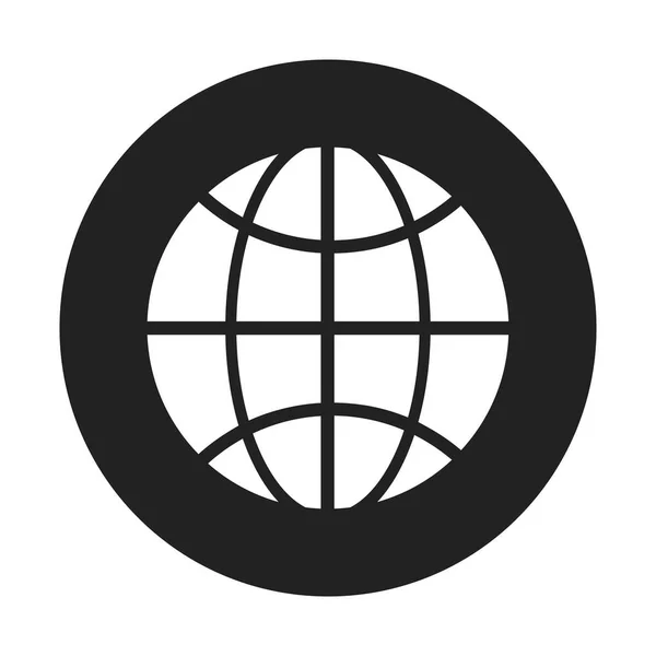 Web sitesi simgesi, siyah ve beyaz simgesi.