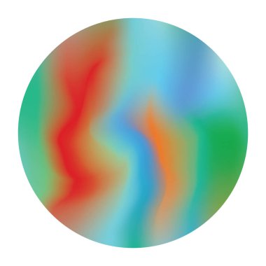 Yuvarlak derecelendirme bulanık renk, yuvarlak ölçekleme.