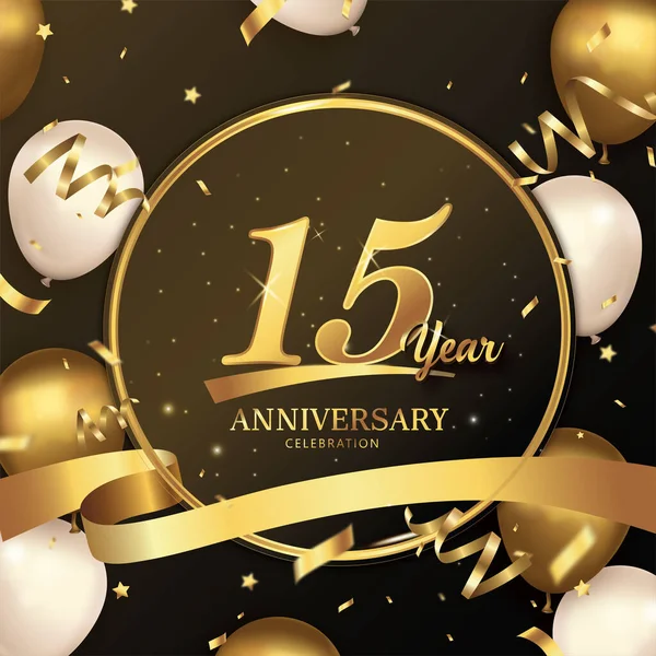 Lüks dekorasyonlu 10. yıldönümü tasarım şablonu.