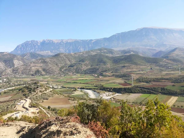 Most Scenic Natural Landscapes Albania Working Trip — 스톡 사진