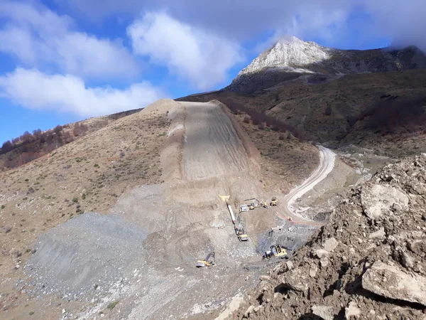 Costruzione Oleodotti Gasdotti Nell Europa Sudorientale — Foto Stock