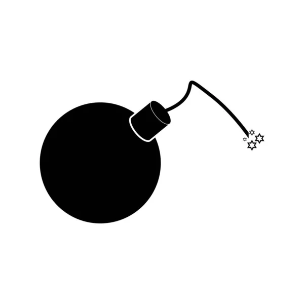 Bomb Icon Vector Illustration Symbol Design — Vector de stock