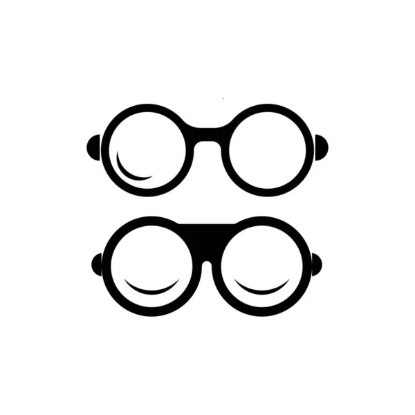 Glasses Icons Vector Illustration Symbol Design — Stock Vector