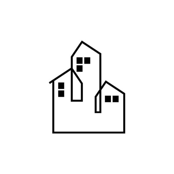 Haus Symbol Vektor Illustration Symbol Design — Stockfoto