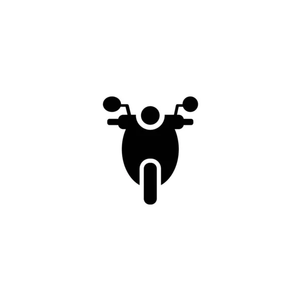 Motocykl Ikona Vektor Ilustrační Symbol Design — Stockový vektor