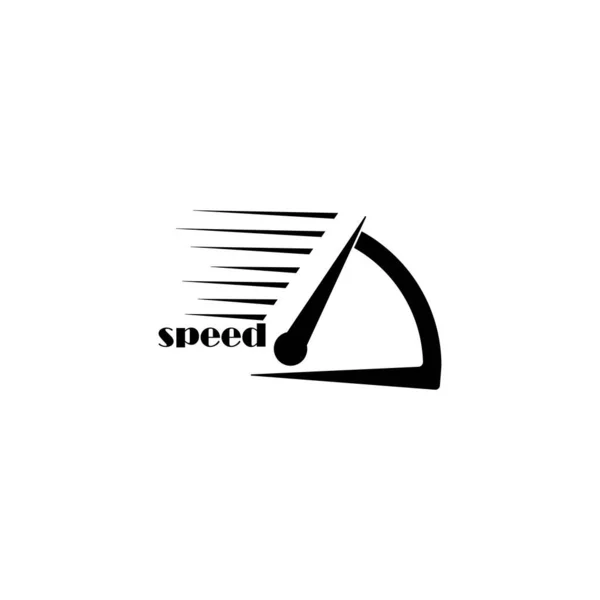 Speedo Meter Icon Vector Illustration Symbol Design — Vettoriale Stock
