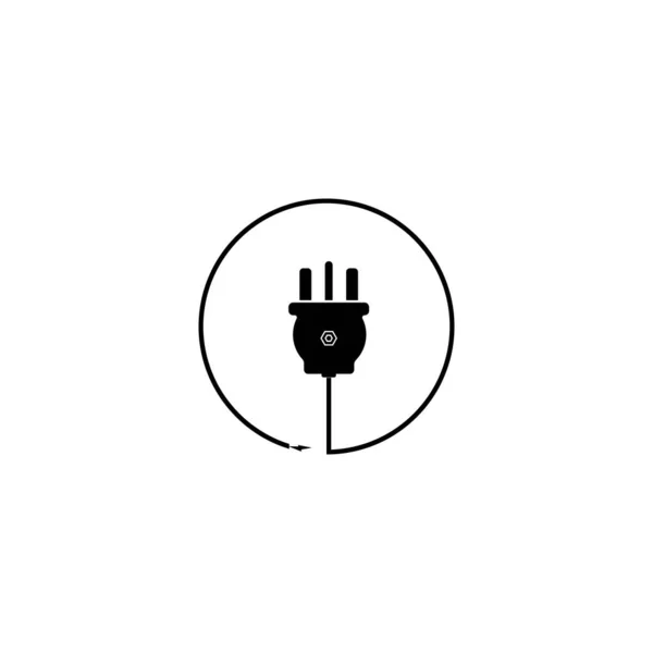 電気プラグアイコンベクトルイラスト Symbol Design — ストックベクタ