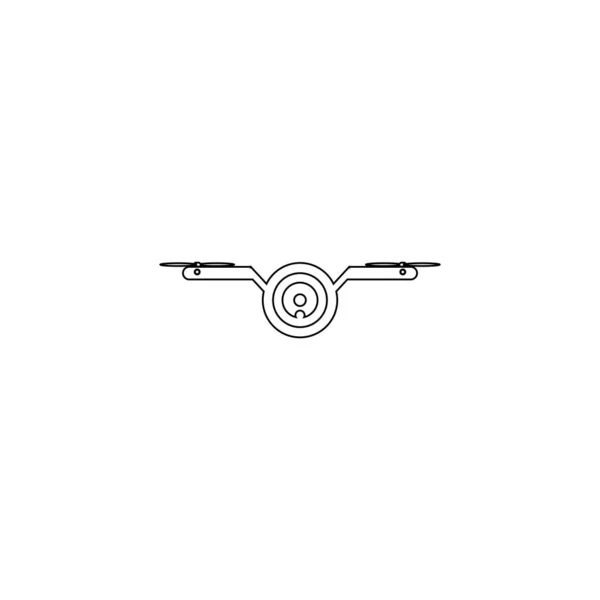Drone Icon Vector Illustration Symbol Σχεδιασμοσ — Διανυσματικό Αρχείο