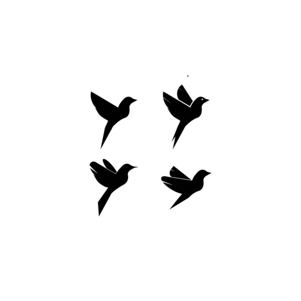 Diseño Símbolo Ilustración Vectores Ícono Aves — Archivo Imágenes Vectoriales