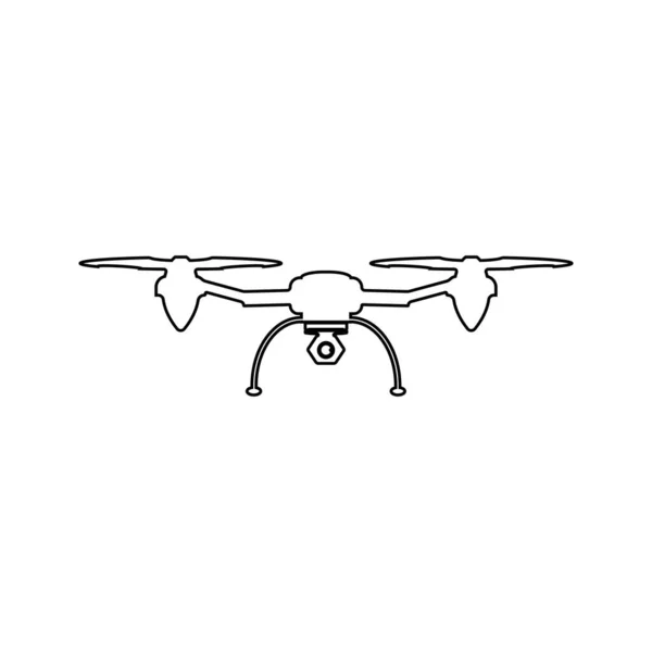 Drone Symbol Vector Illustraticon Ontwerp — Stockvector