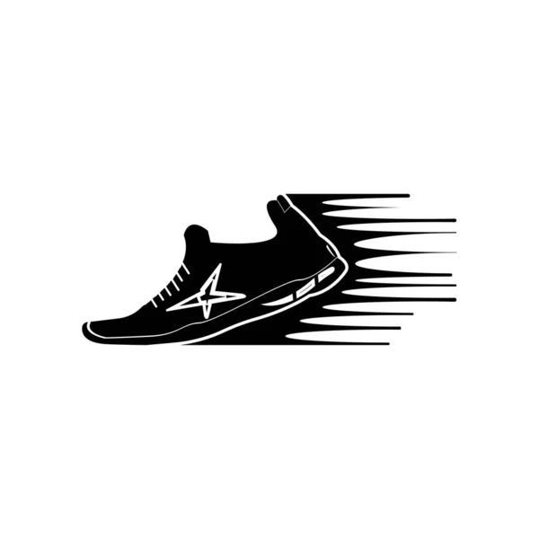 Symbole Chaussures Icon Vector Illustration Design — Image vectorielle