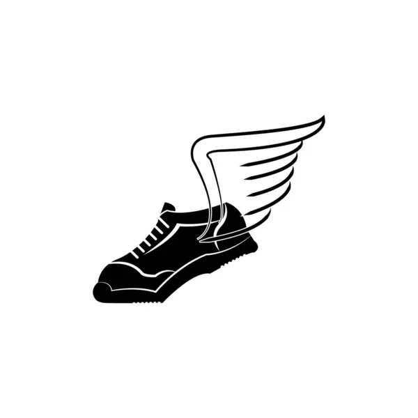 Shoes Simbol Icon Vector Illustrasi Design - Stok Vektor