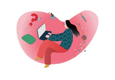 vector illustration remote work 