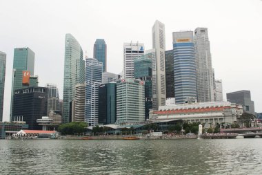 singapore skyline of modern architecture