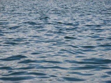 Small waves on a lake