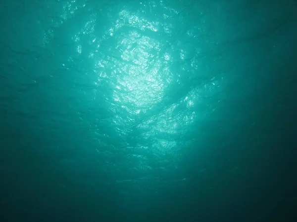 Sea Surface Seen Bottom — Φωτογραφία Αρχείου