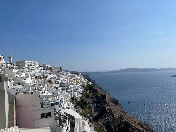 Utsikt Över Staden Santorini Grekland — Stockfoto